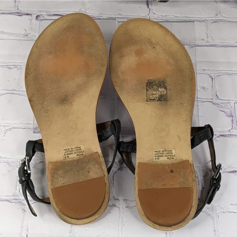 Michael Kors Sondra Logo Flat Sandals